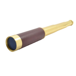 Kepler Optik Vintage 25x30 Brass Draw Tube In Wooden Box