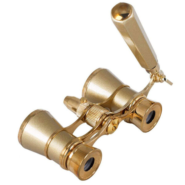 Levenhuk Broadway 325N Opera Glasses (Gold with LED Light) - Image 3