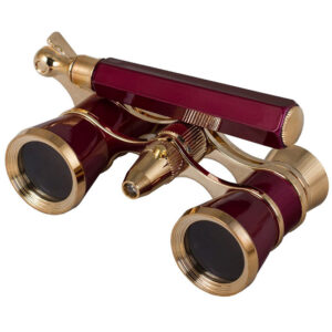 Levenhuk Broadway 325N Opera Glasses (Red with LED Light)