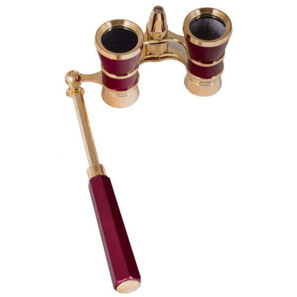 Levenhuk Broadway 325N Opera Glasses (Red with LED Light) - Image 3