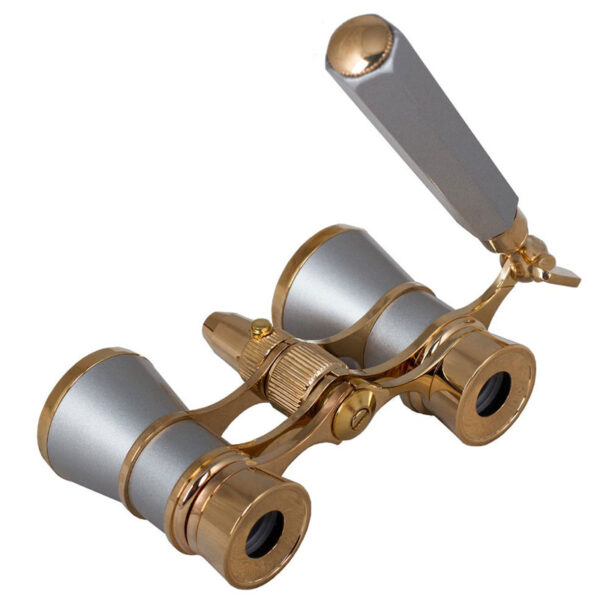 Levenhuk Broadway 325N Opera Glasses (Silver with LED Light) - Image 2