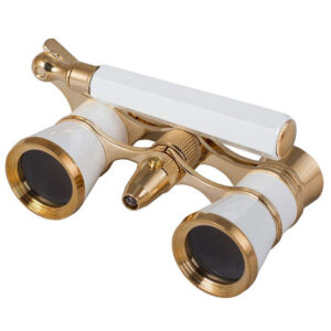 Levenhuk Broadway 325N Opera Glasses (White with LED Light)