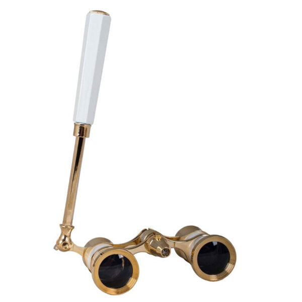 Levenhuk Broadway 325N Opera Glasses (White with LED Light) - Image 3